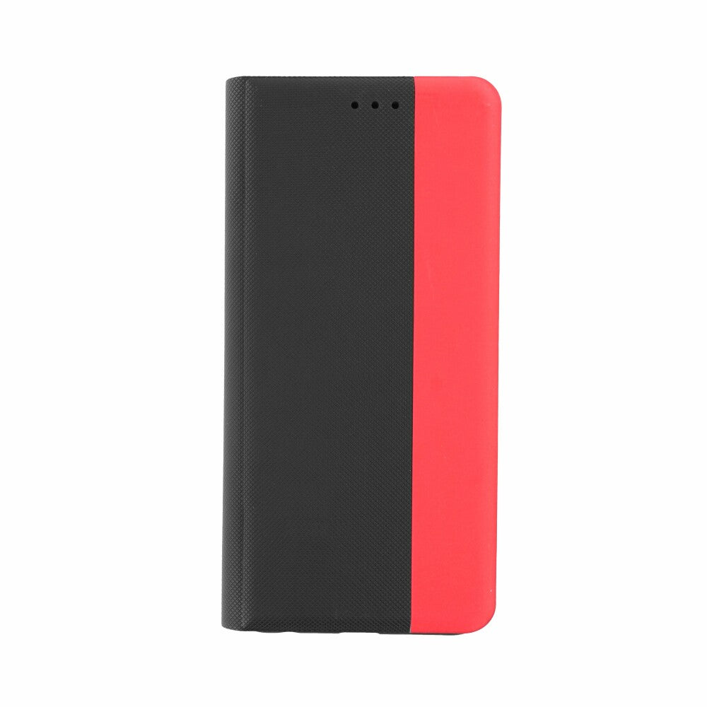 prio Book Case Fashion (Handytasche) für Samsung A22 5G schwarz-rot