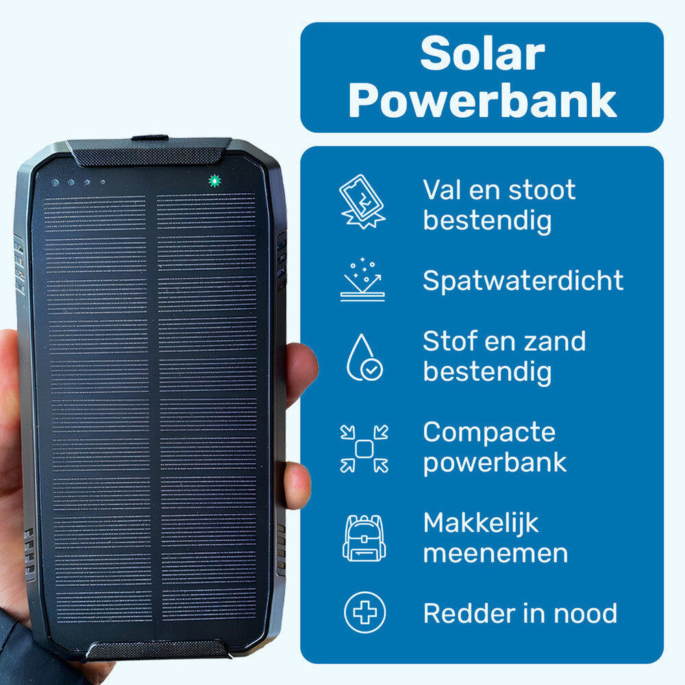 UFUZON Solar-Powerbank 30k
