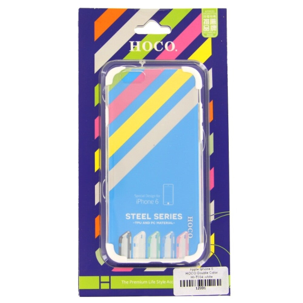 HOCO Doppelfarbe Handyhülle für iPhone 6 6S Weiß Schutz HI-T034