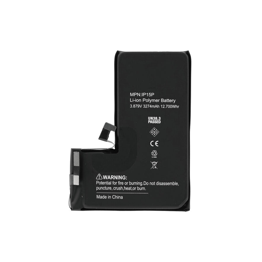 Akku für iPhone 15 Pro Dekodiert mit Extra IC wie Original Batterie Ersatzakku
