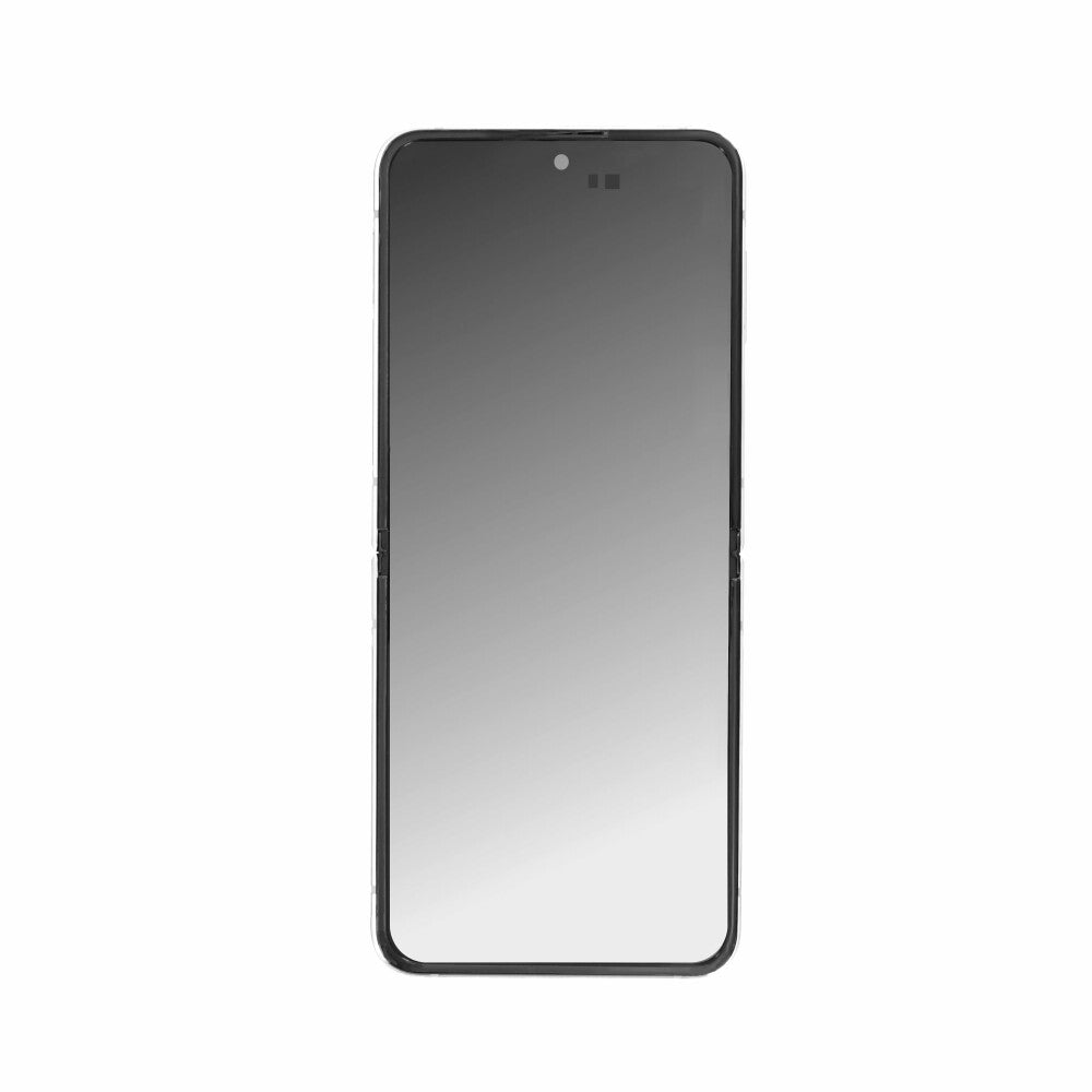 Original Samsung Display + Rahmen für Galaxy Z Flip4 5G Silber GH82-29440F