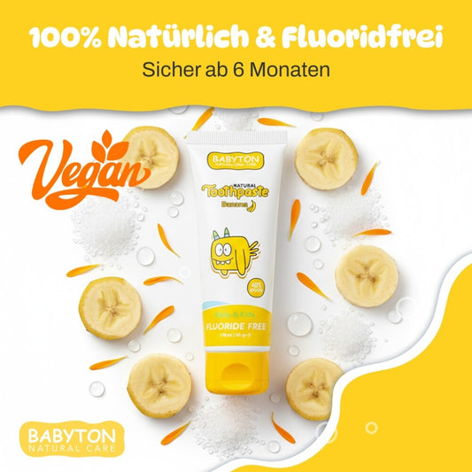 Babyton Baby- und Kinderzahnpasta, natürlich, 50 g