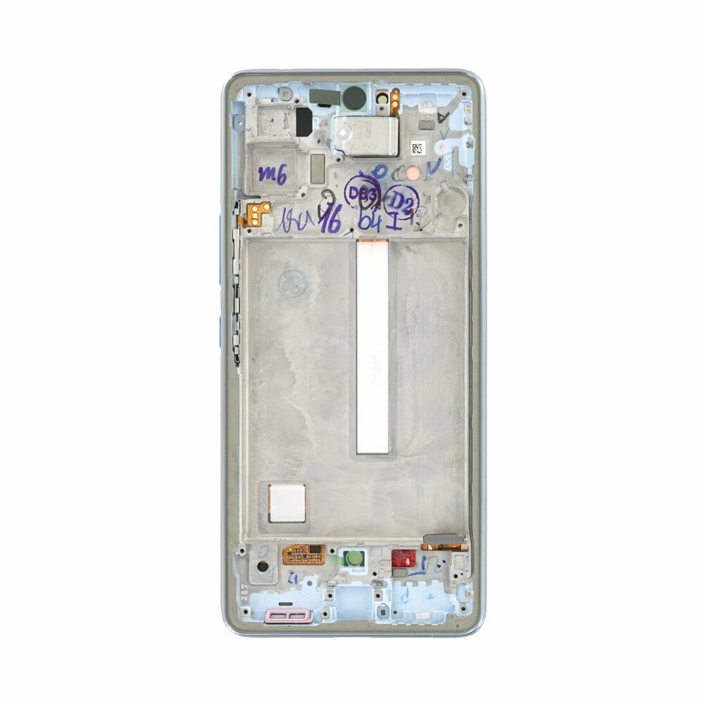 Original Display für Samsung Galaxy A53 5G A536B LCD + Rahmen blau GH82-28024C