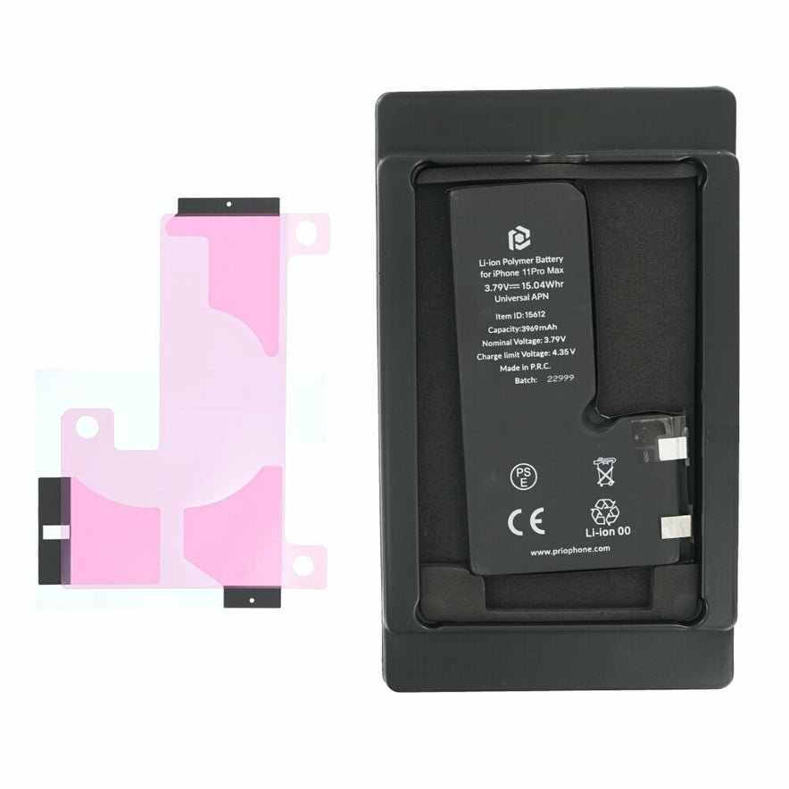 prio akku für iPhone 11 Pro Max (ohne Flex-Kabel) Batteriezelle Ersatzakku