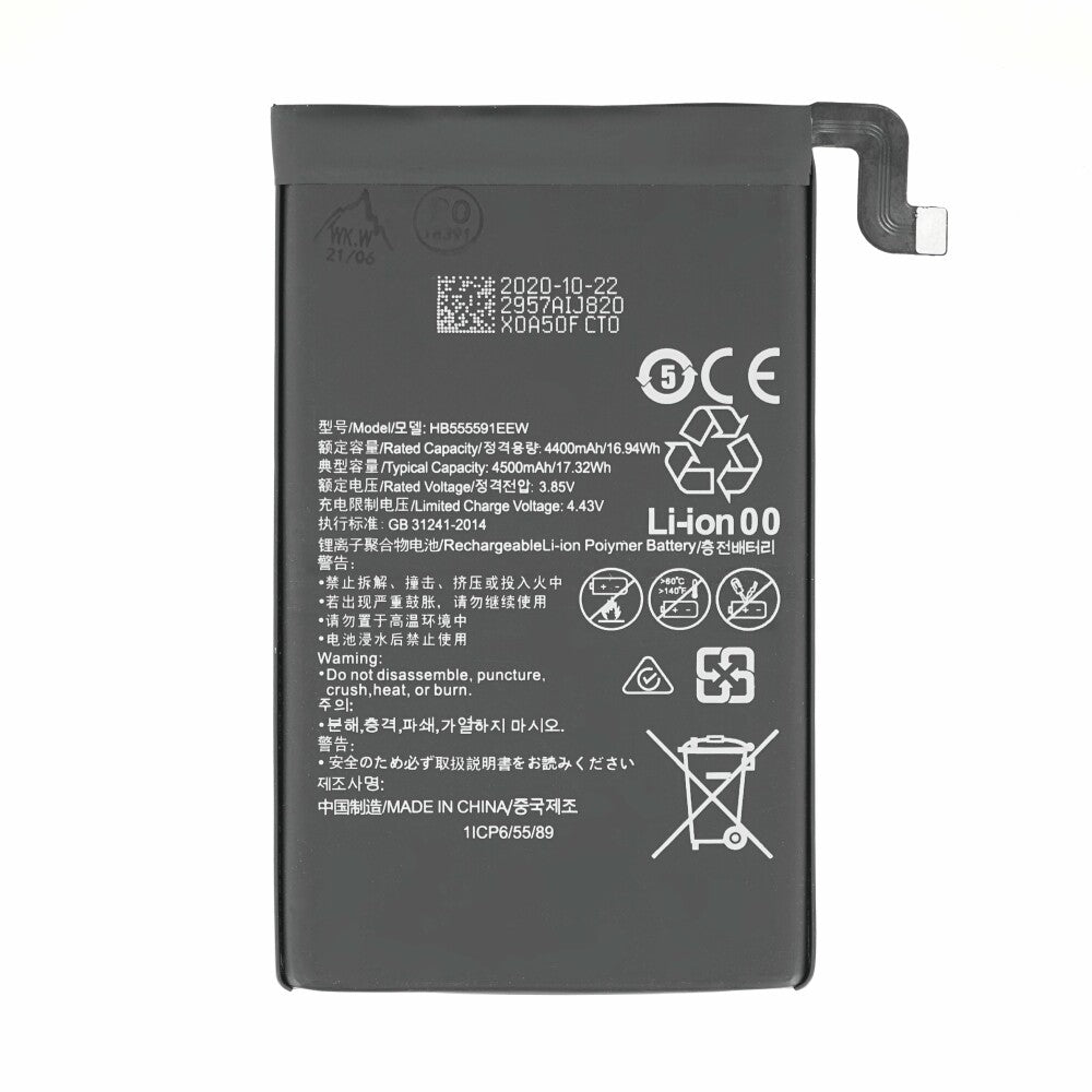 Original Akku für Huawei Mate 30 Pro 4G 5G HB555591EEW 4500mAh Batterie