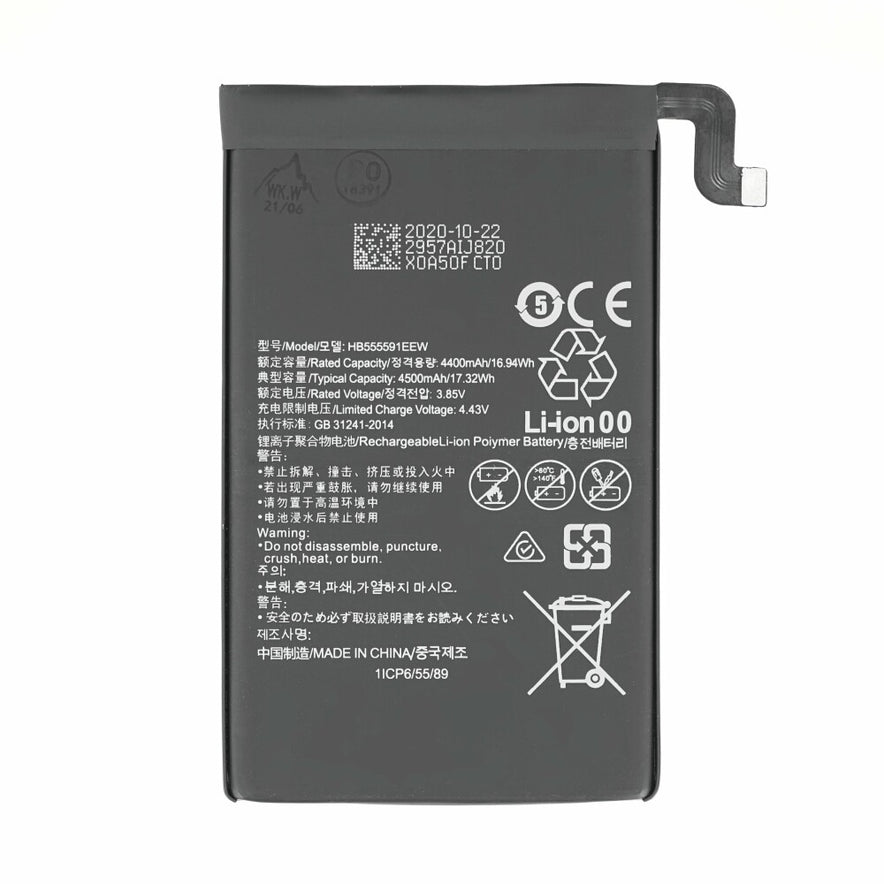 Original Akku für Huawei Mate 30 Pro 4G 5G HB555591EEW 4500mAh Batterie