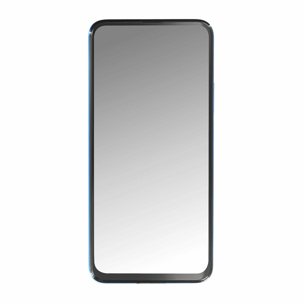 Displayeinheit + Rahmen für Huawei P Smart Z sapphire blau