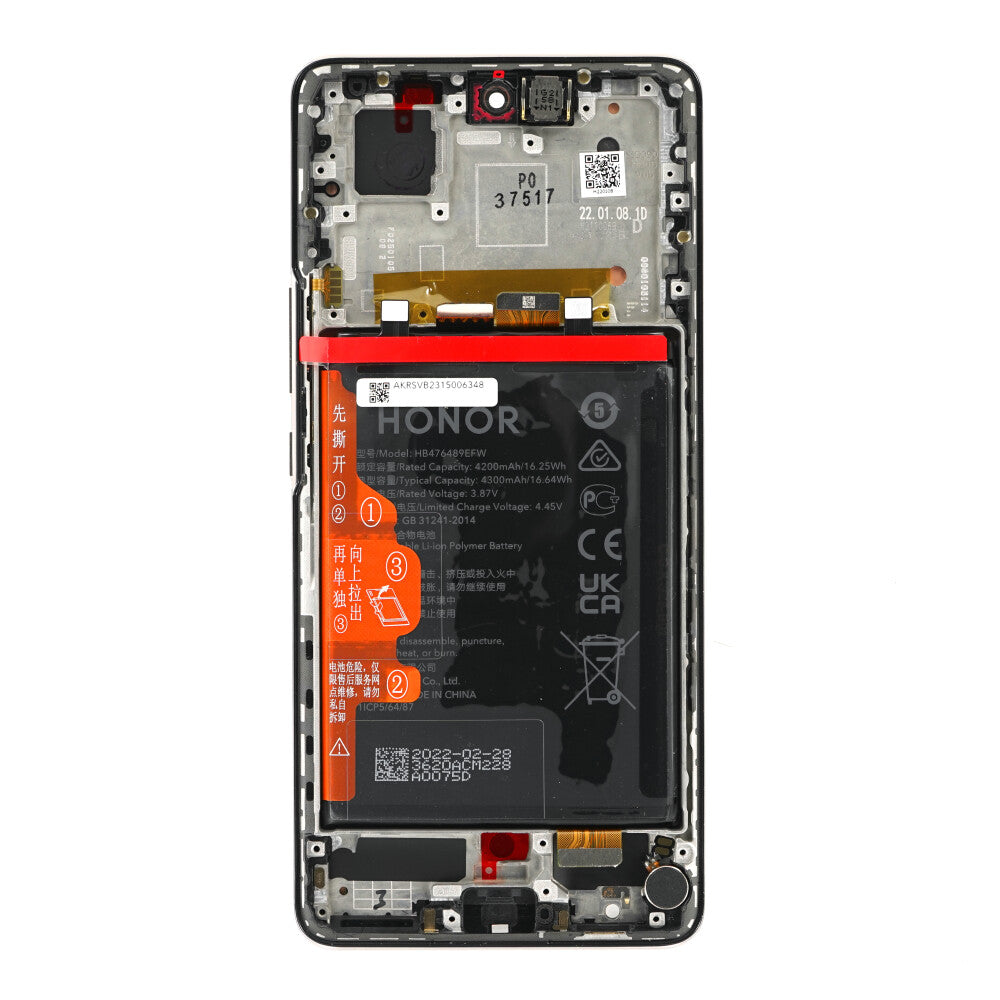 Original Display für Honor 50 Frostkristall LCD + Akku 02354GLX