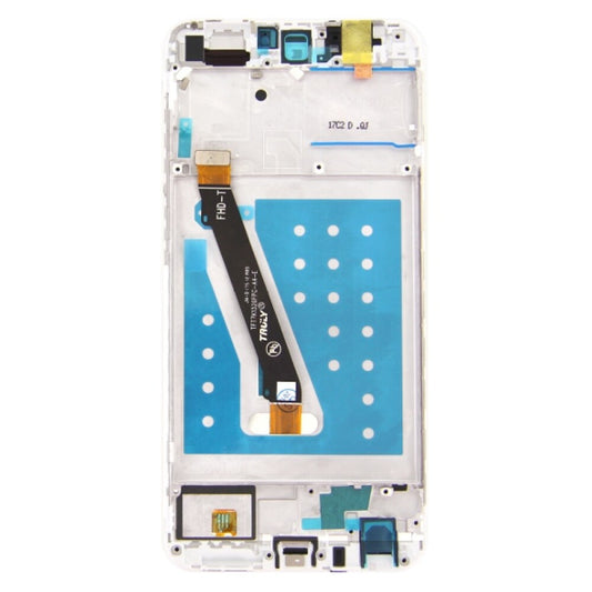 Display für Huawei P Smart LCD + Rahmen Weiß Touch Bildschirm