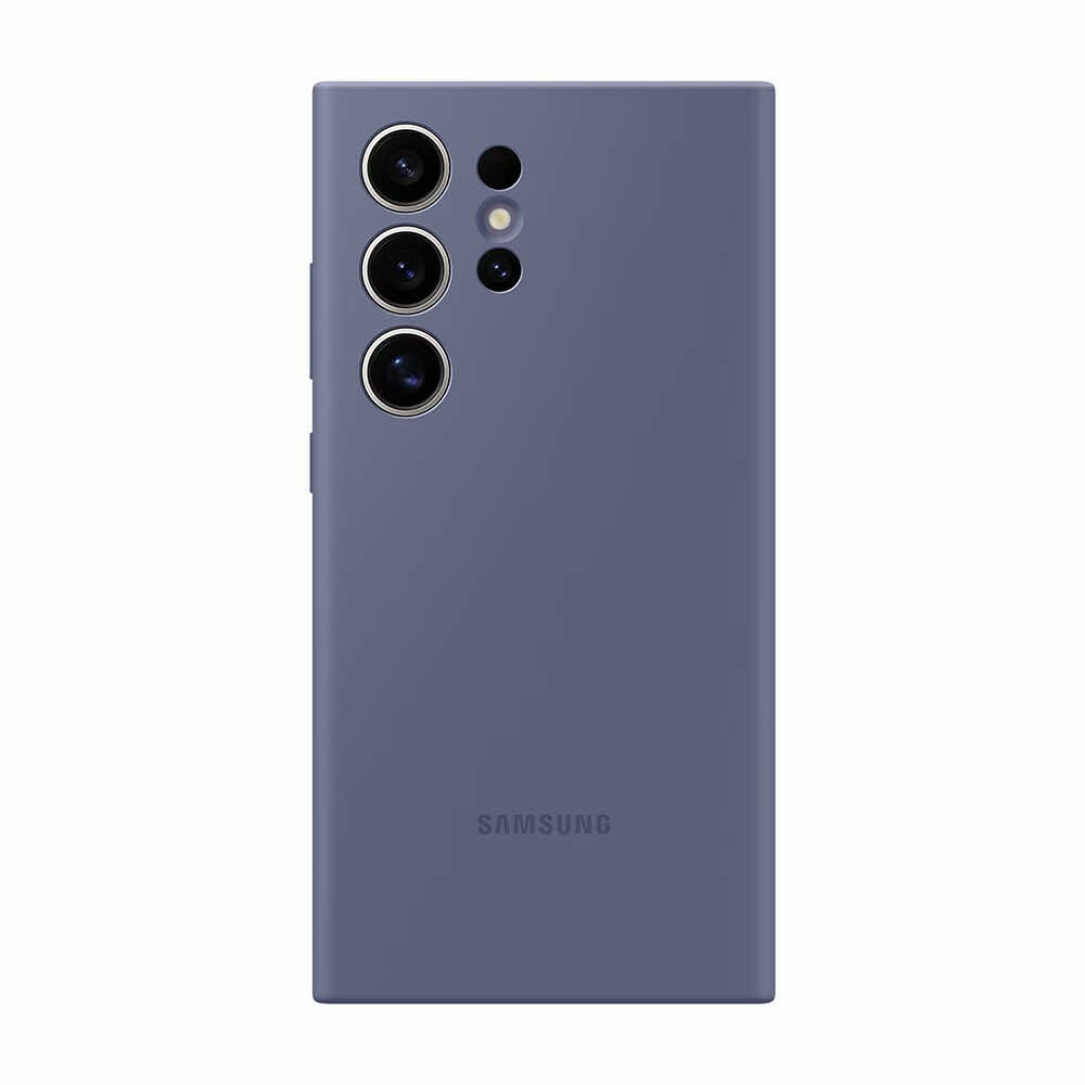 Original Silikonhülle für Samsung Galaxy S24 Ultraviolet EF-PS928TVEGWW