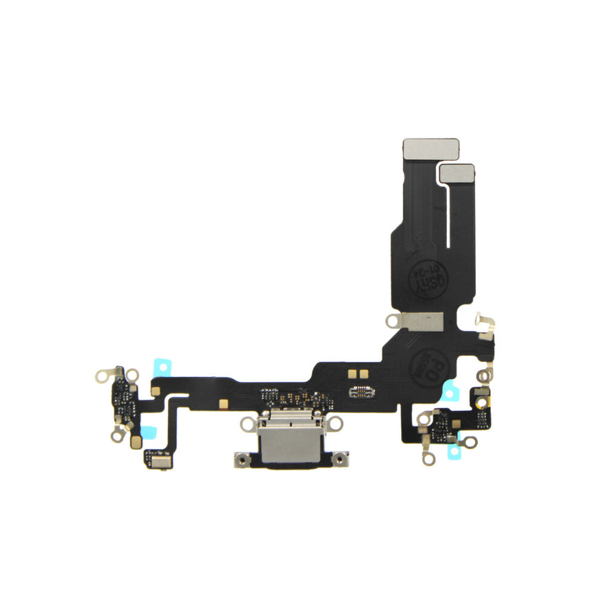 Ladebuchse für iPhone 15 Schwarz Dock Connector Flex Ersatz