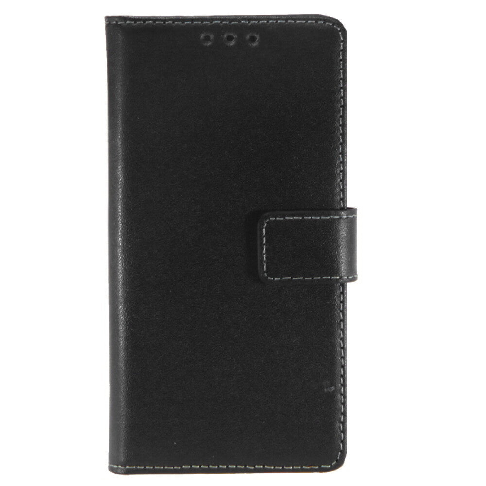 Lederhülle Handyhülle für Galaxy Alpha Schwarz 4250710555567