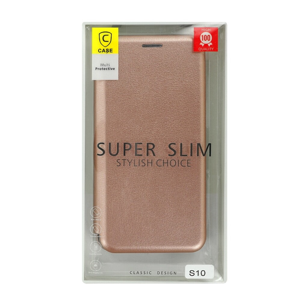 Flip Handyhülle für Samsung Galaxy S10 Rose Gold cnt1307