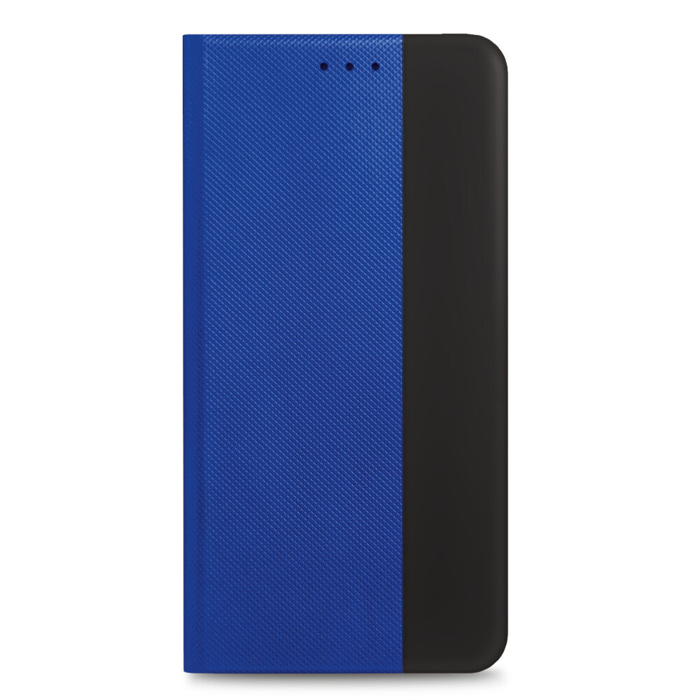 prio Schutzhülle / Tasche mit Standfunktion für Samsung S22 blau-schwarz