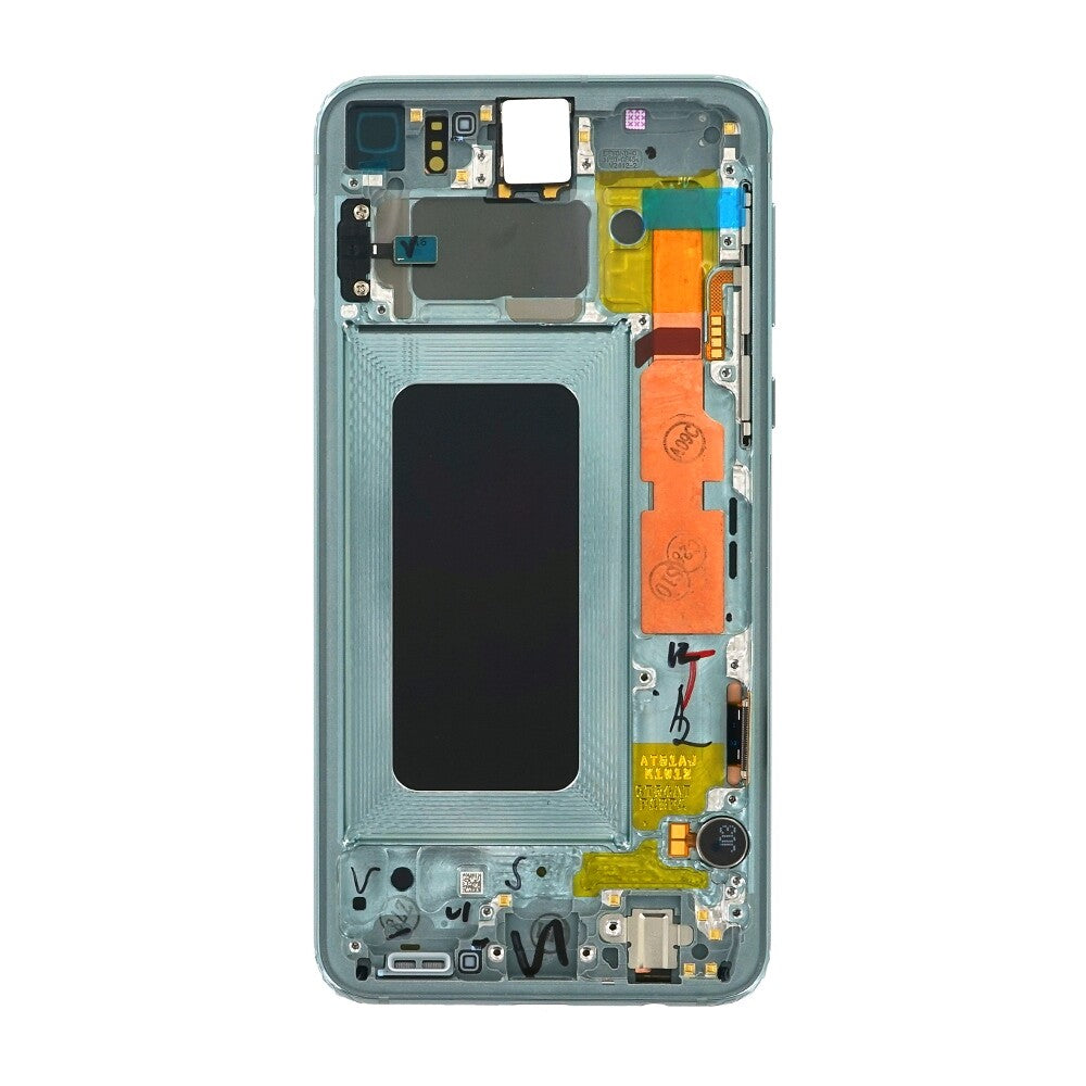 Samsung Displayeinheit + Rahmen G970F Galaxy S10e prism grün GH82-18852E
