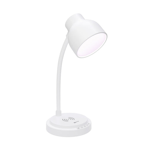 prio 3-in-1 SMART Schreibtischlampe mit integriertem kabellosem Ladegerät und Lautsprecher