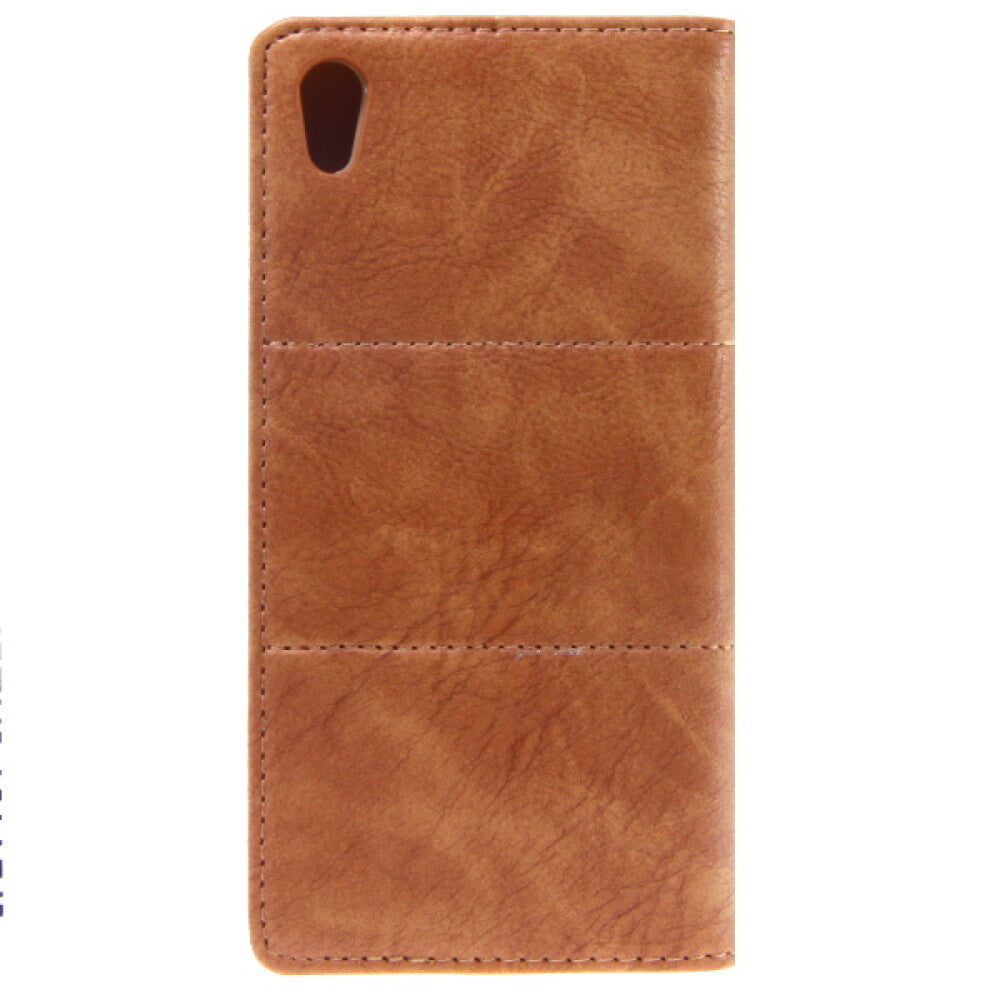 Book Case Handyhülle für Sony Xperia Z5 Gold