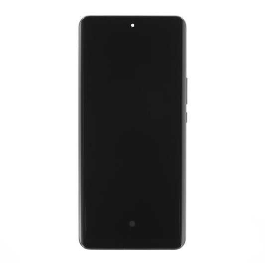 Display für Honor Magic5 Lite LCD + Rahmen Silber Bildschirm Touch