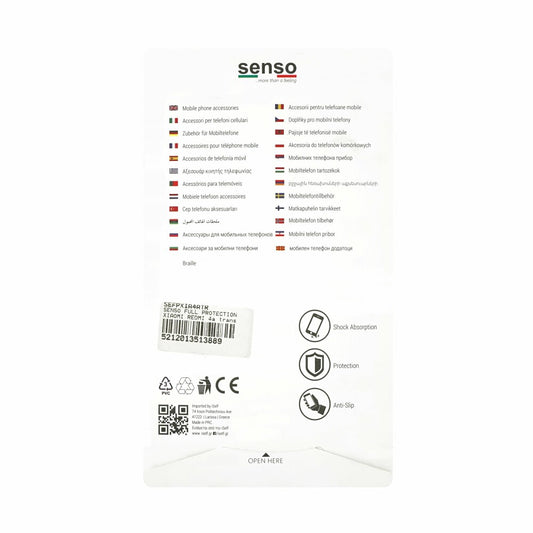 Original Senso Bumper Handyhülle für Xiaomi Redmi 4A Schwarz SEFPXIA4ATR