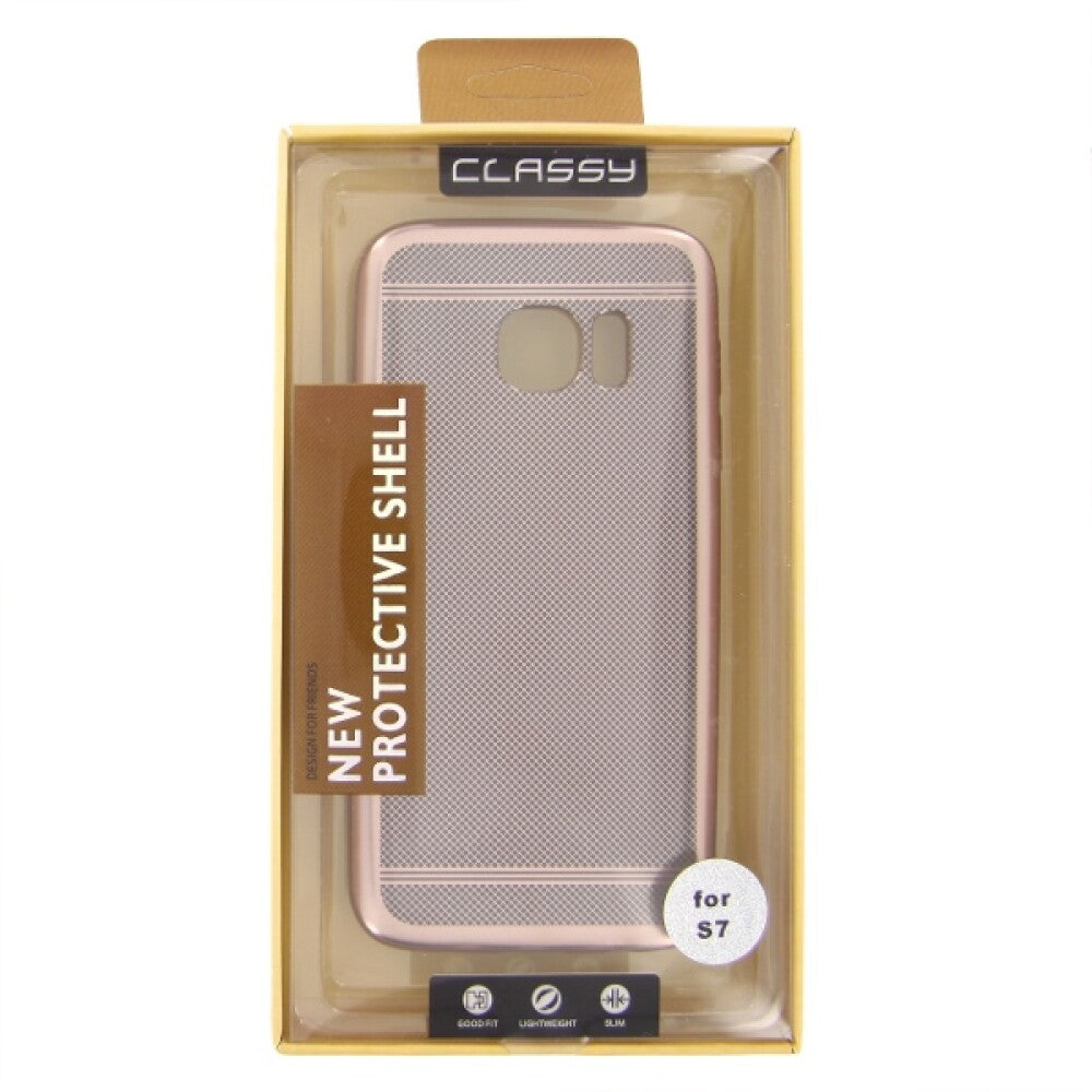 Silikonhülle Handyhülle für Samsung Galaxy S7 Rose Tasche Schutz