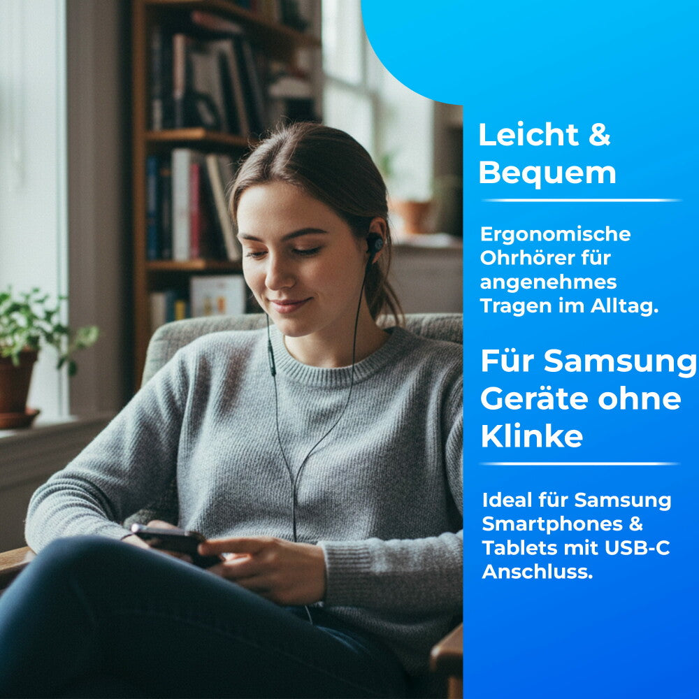 Original Samsung EO-IC100BB Type-C Kopfhörer schwarz EO-IC100BBEGEU
