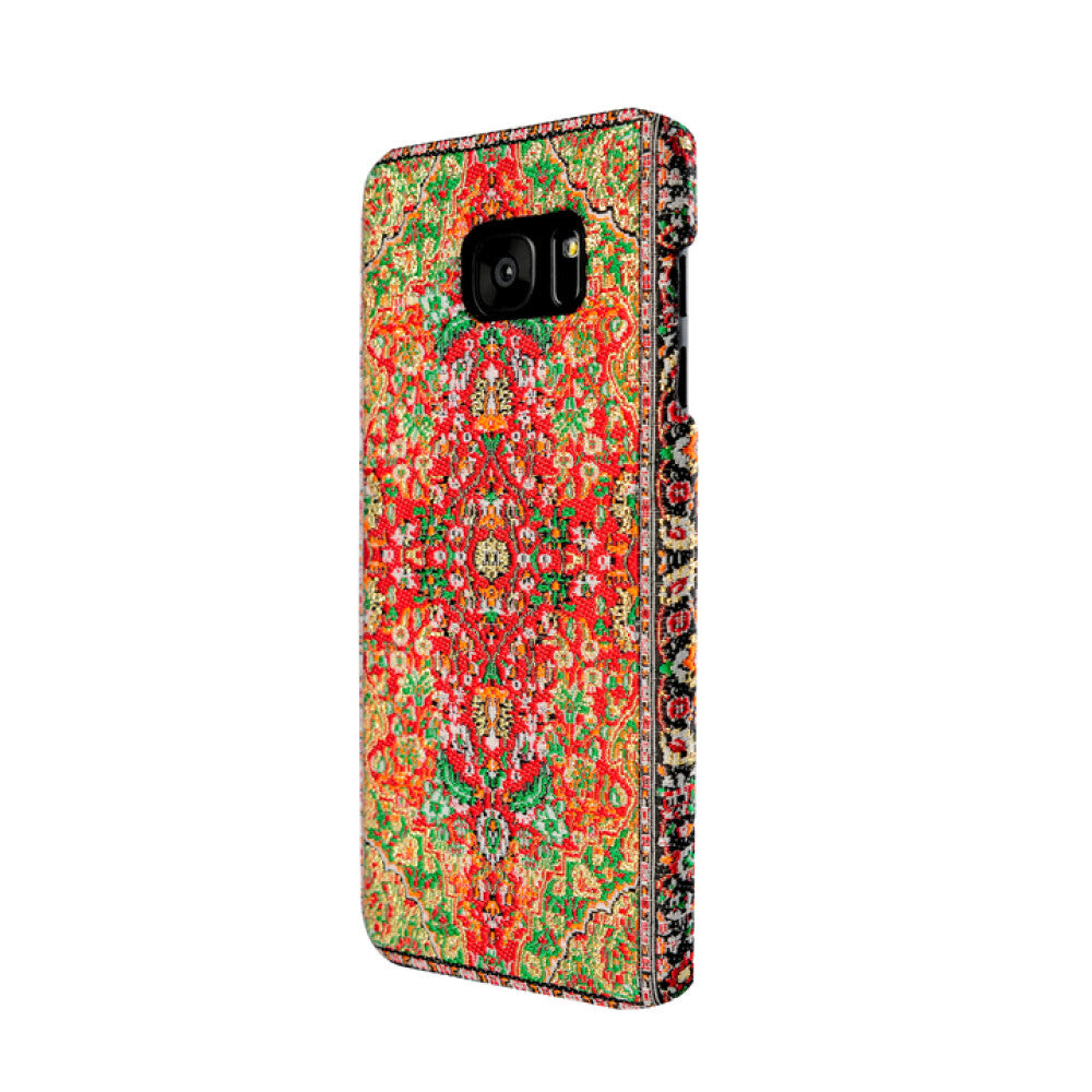 Samsung Galaxy S7 Edge Protective Case Carpet Pattern Horasan