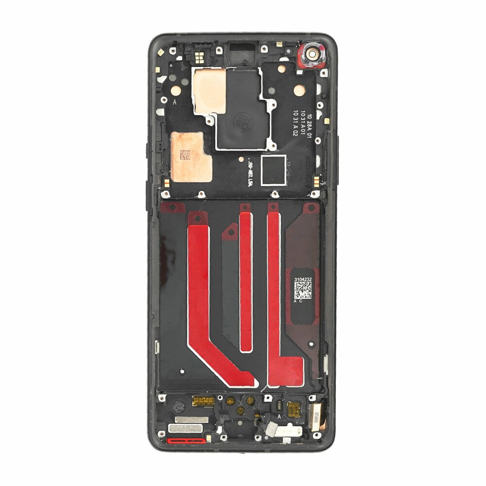 Display-Einheit + Rahmen for OnePlus 8 Pro schwarz
