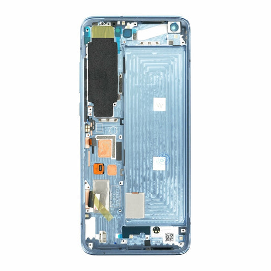 Display-Einheit + Rahmen für Xiaomi Mi 10 (C-Version) twilight grey