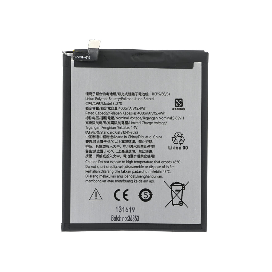 Akku für Lenovo K6 Note K8 Note Moto E5 Moto G6 Play BL270 3000mAh Batterie