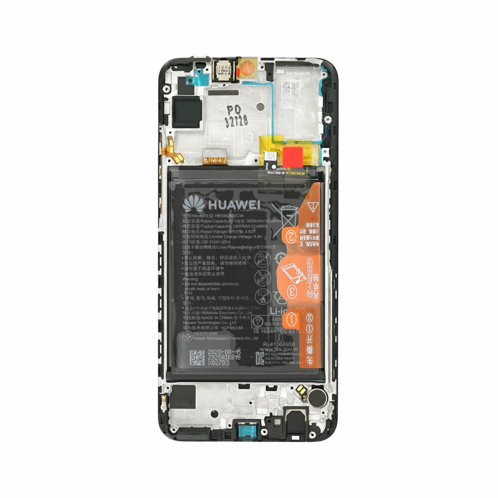Original Display für Huawei P Smart 2020 LCD + Rahmen schwarz 02353RJT