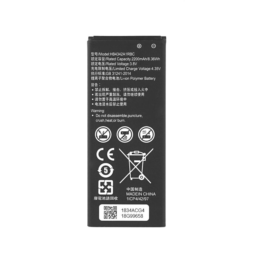 HB4342A1RBC Akku für Huawei Y5 II Y6 Y6 II 2200mAh Batterie Ersatzakku