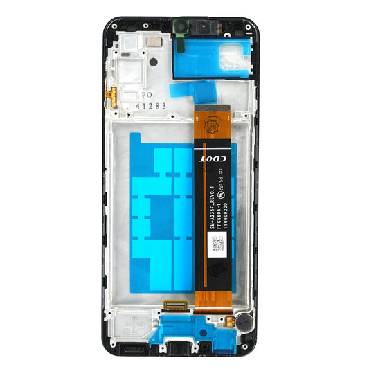 Display + Rahmen + Kleinteile (Kleber, Flex, Lautsprecher, Vibrator) SM-A235F Galaxy A23 4G (EU) schwarz