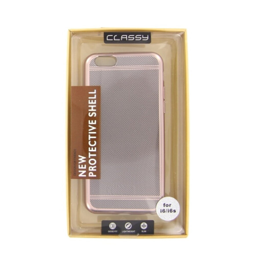 Silikonhülle Handyhülle für iPhone 6 6S Rose Handy Tasche Schutz