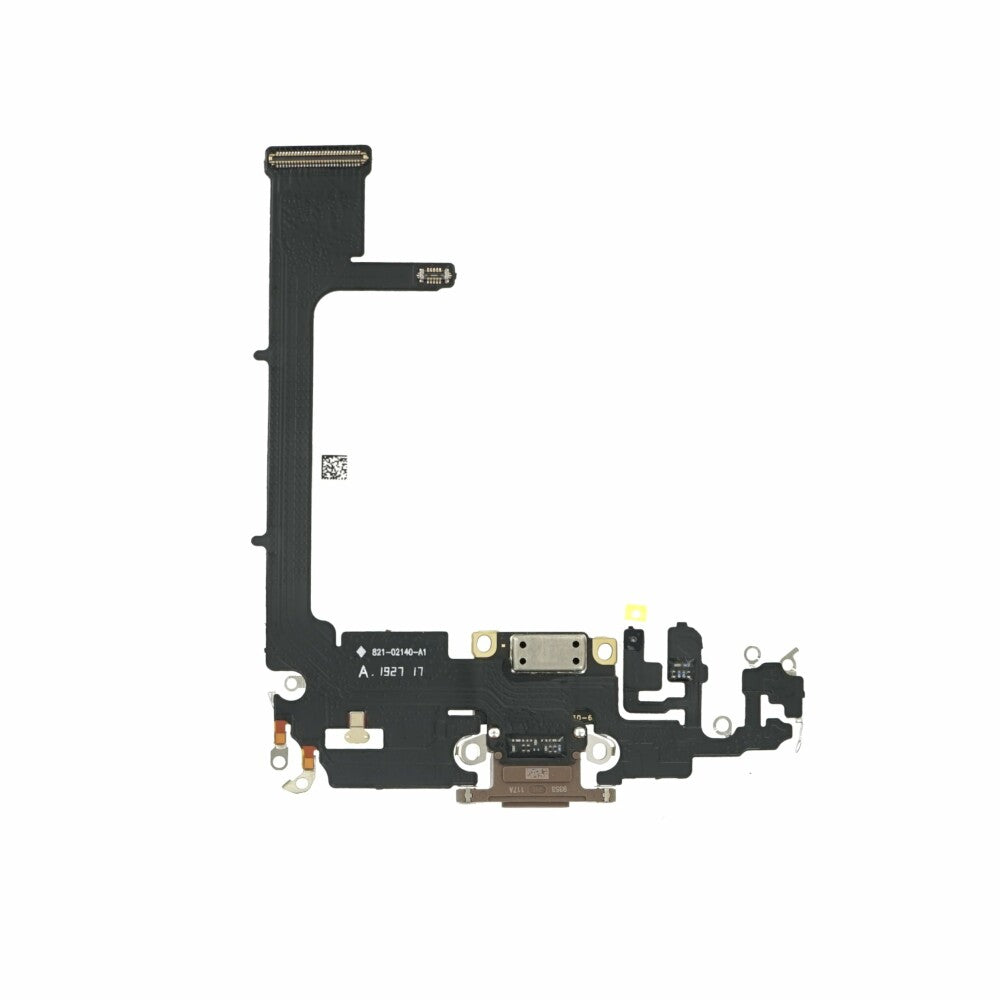 Ladebuchse für iPhone 11 Pro Matt Gold Dock Connector Flex Ersatz