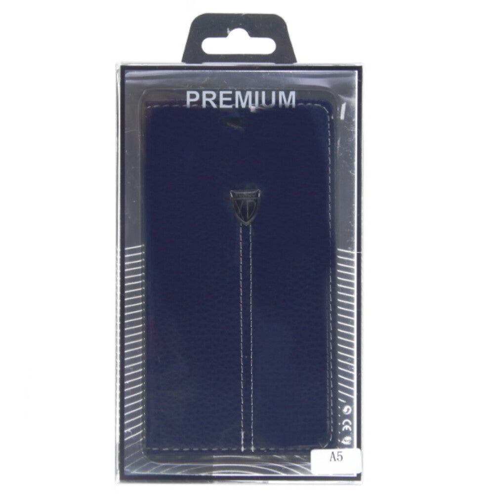 Book Case Handyhülle für Galaxy A5 Blau Schutz Tasche