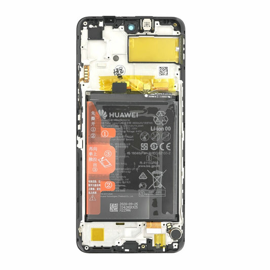 Display für Huawei P Smart 2021 Y7a Honor 10X Lite LCD + Rahmen + Akku 02354ADC