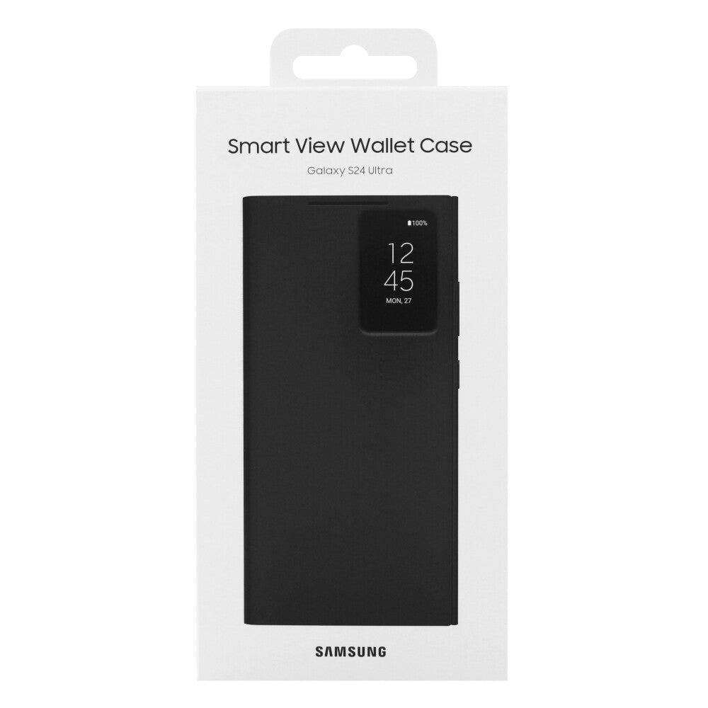 Samsung Smart View Wallet Cover / Tasche SM-S928 Galaxy S24 Ultra schwarz EF-ZS928CBE