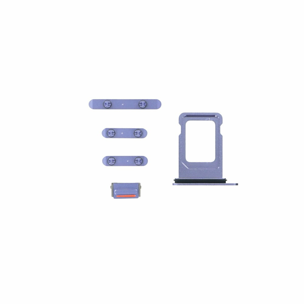 Button Set für iPhone 12 lila