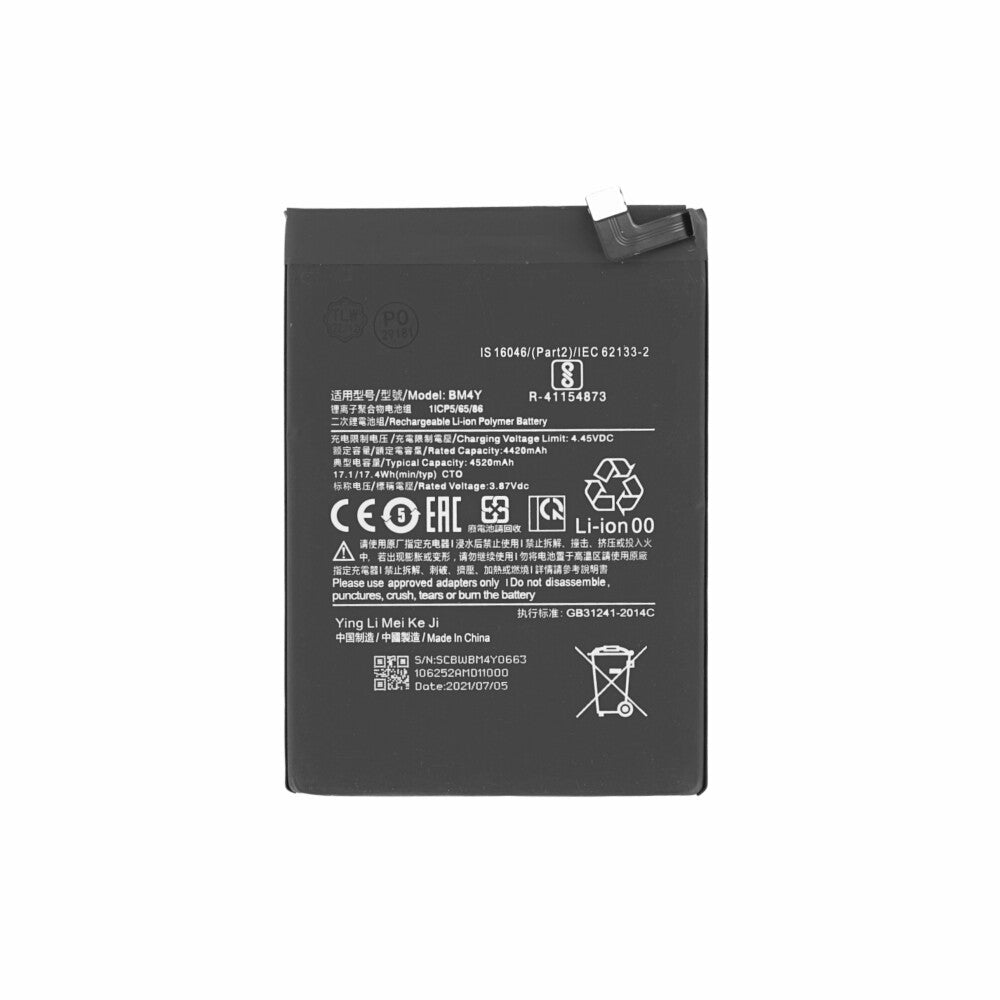 Akku BM4Y für Poco F3 Batterie Ersatzakku