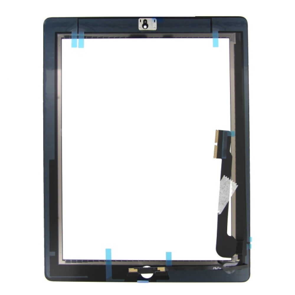 Toucheinheit + Flex für iPad (3. Gen) / iPad (4. Gen) (2012) (A1416, A1430, A1403,A1458, A1459, A1460) schwarz