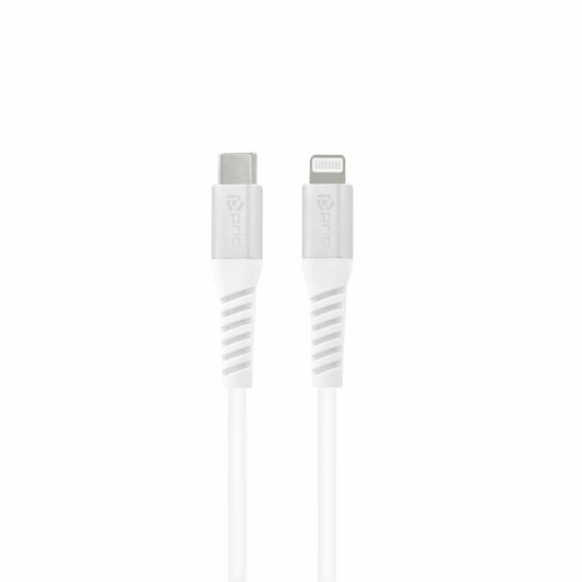 Prio Lade- Charge & Sync USB C auf Lightning Mfi -zertifiziert 1,2 m weiß