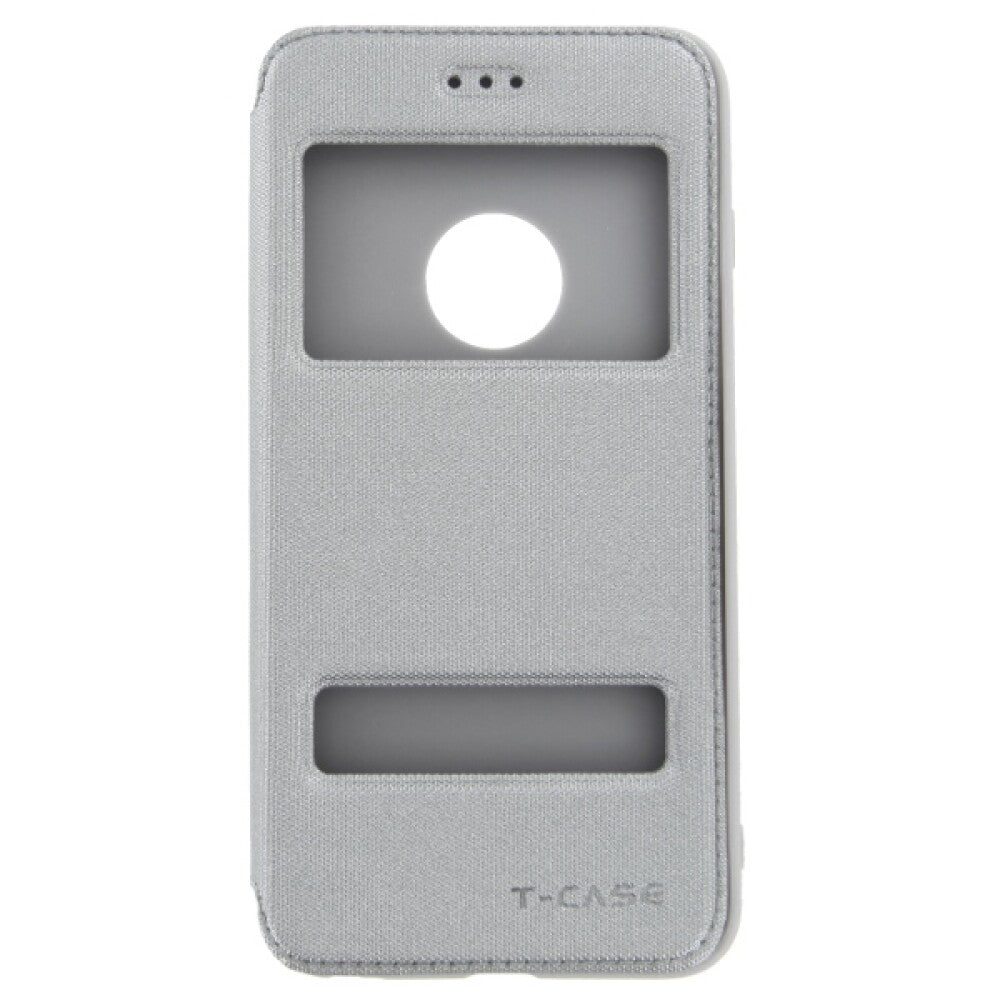 Original Magnet Flip Handyhülle für iPhone 6/6s Plus Grau Schutz Hülle