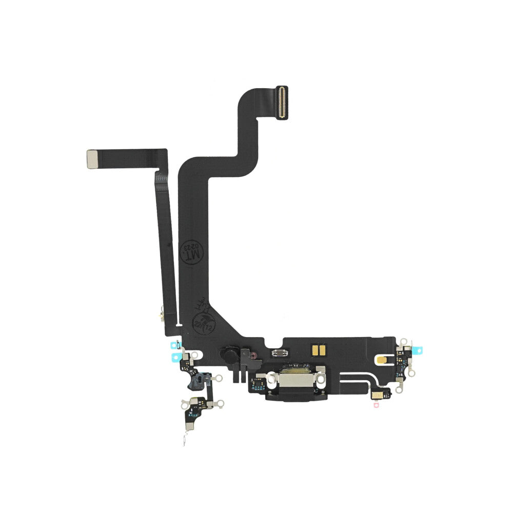 Ladebuchse für iPhone 14 Pro Max Space Schwarz Dock Connector Flex