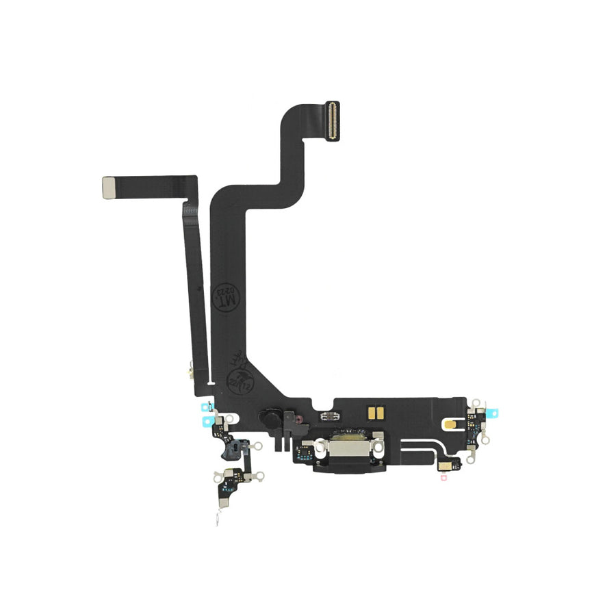 Ladebuchse für iPhone 14 Pro Max Space Schwarz Dock Connector Flex