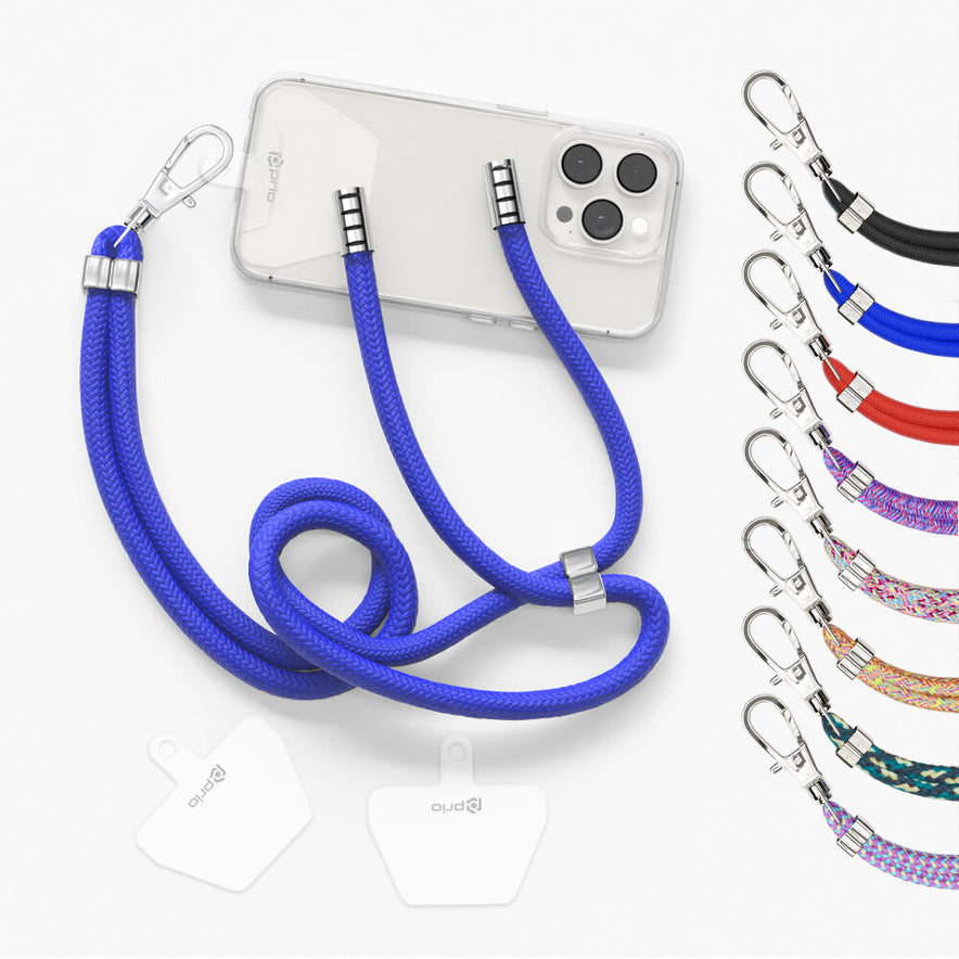 prio Universelles Handy-Umhängeband 0.7m blau