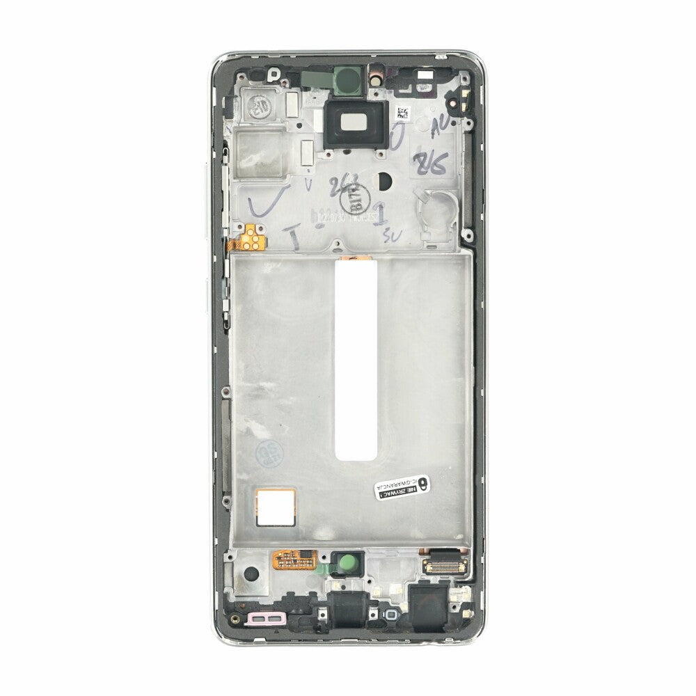 Original Display Samsung Galaxy A52 5G A525F/A526B LCD + Rahmen weiß GH82-25524D