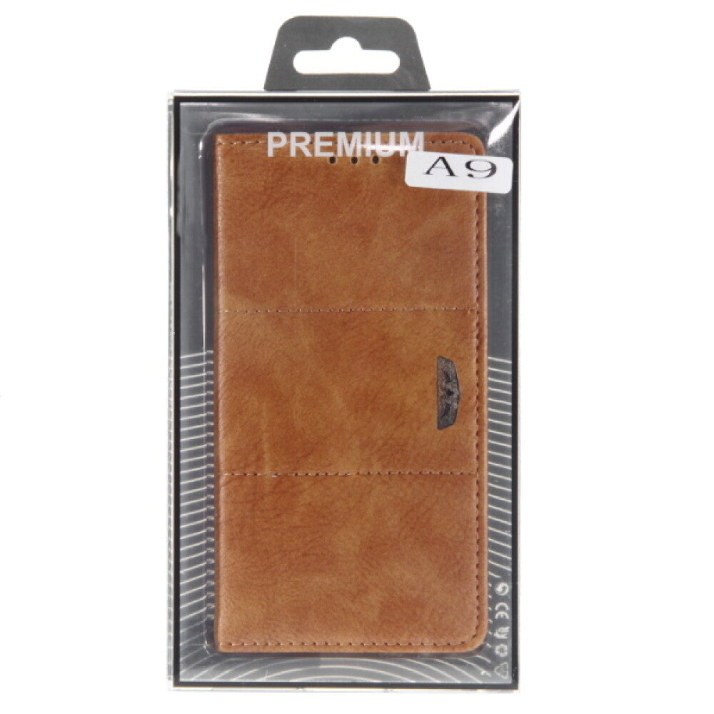 Book Case Handyhülle für HTC One A9 Gold
