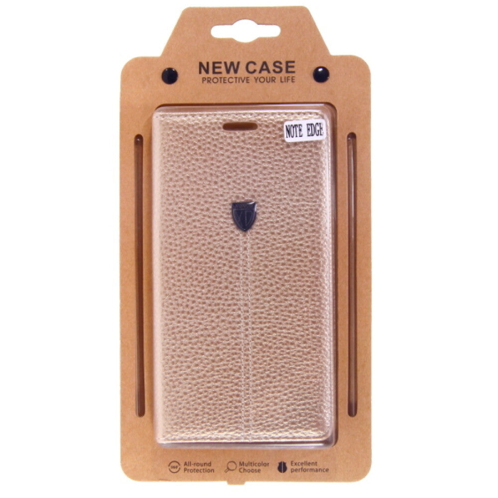 Book Case Handyhülle für Galaxy Note Edge Gold 4250710563982