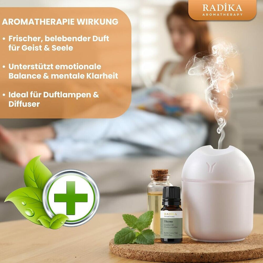 Thymianöl, ätherisches Öl, 100% Rein, BIO, natürlich, 10 ml