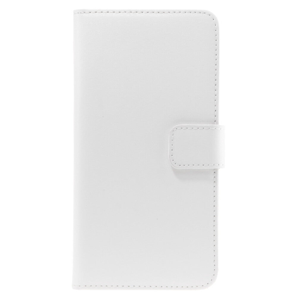 Slim Leder Handyhülle für iPhone 6 Plus Weiß 4250710556328